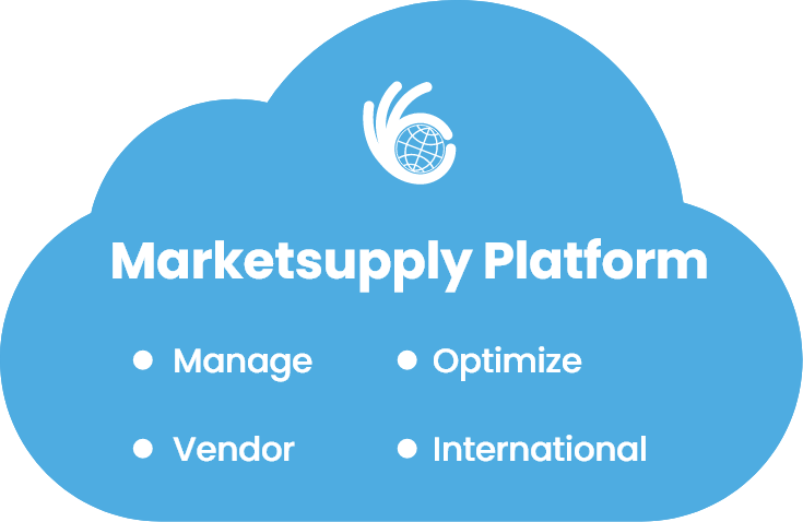 Graphic about services of the Marketsupply platform